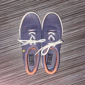 Ralph Lauren shoes sneakers boy’s size 3 navy blue